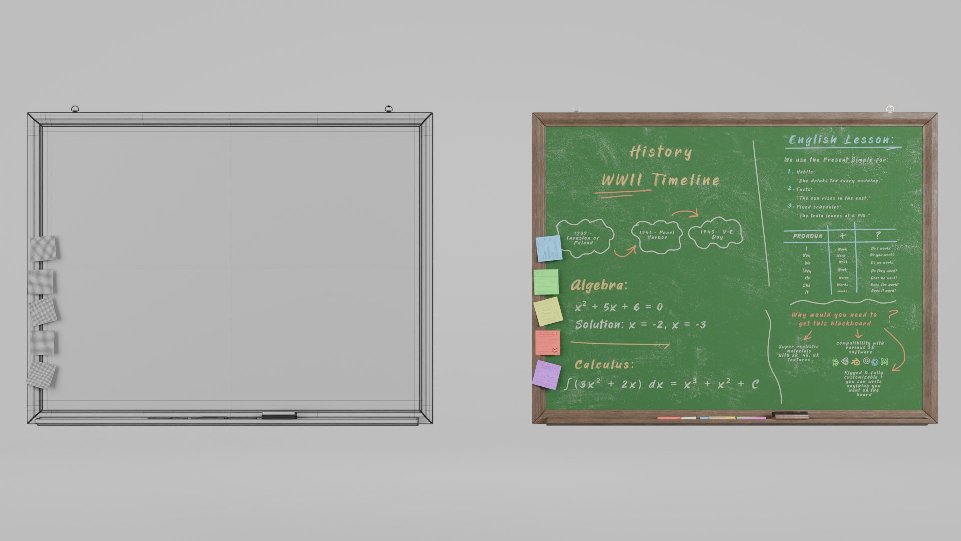 3D Customizable Wall Wooden Chalkboards - Complete Writing Board Collection model https://p.turbosquid.com/ts-thumb/WR/n8buhC/7o/a2/png/1747401610/1920x1080/fit_q87/17c82986f4eeeec64ca19a2aafc06fb738498e66/a2.jpg