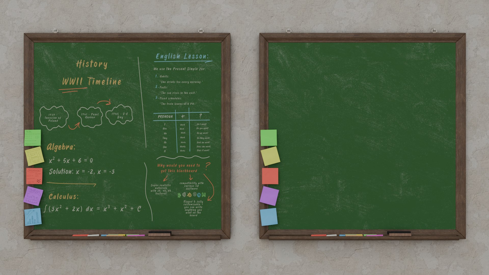 3D Customizable Wall Wooden Chalkboards - Complete Writing Board Collection model https://p.turbosquid.com/ts-thumb/WR/n8buhC/BV/c5/png/1747401691/1920x1080/fit_q87/e988e3148b2e09dea8dde88807e026ecd59c865c/c5.jpg