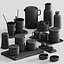 Dishes tableware set 06