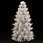 Árvore de Natal Branca vol 286-3dsmax-Blender