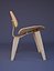 Poltrona lounge in compensato modellato Eames