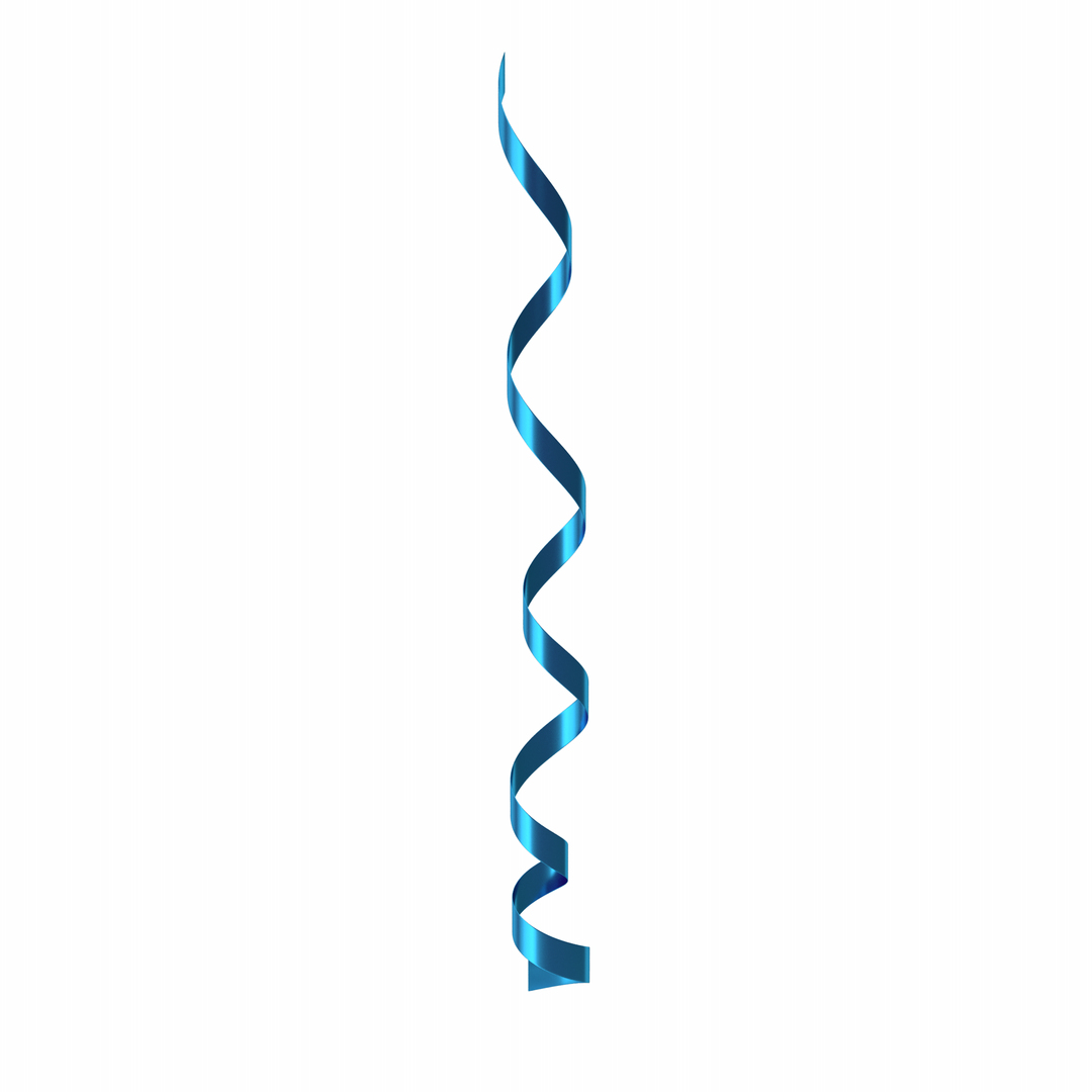 Blue Curling Ribbon 3D Model - TurboSquid 2028071