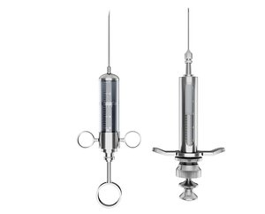 3D old syringe model