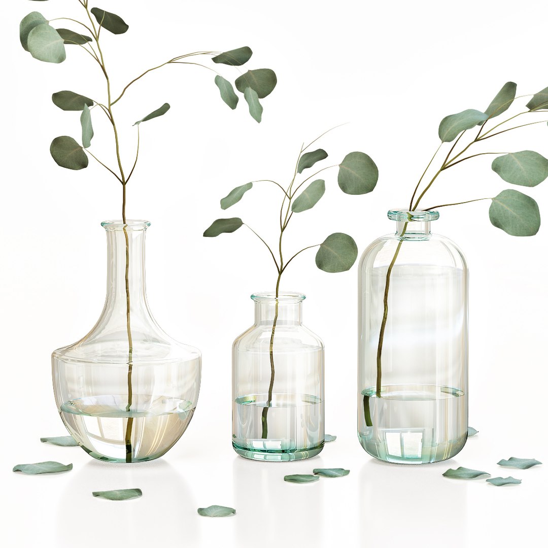 3D eucalyptus 4 vases decor https://p.turbosquid.com/ts-thumb/WS/3ZKlfR/JSPnlMMC/big_2/jpg/1607954963/1920x1080/fit_q87/c2bdf2019d457b9805097d5f5ae04b922726e62e/big_2.jpg