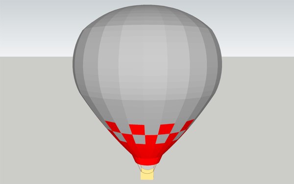 3D Hot Air Balloon model