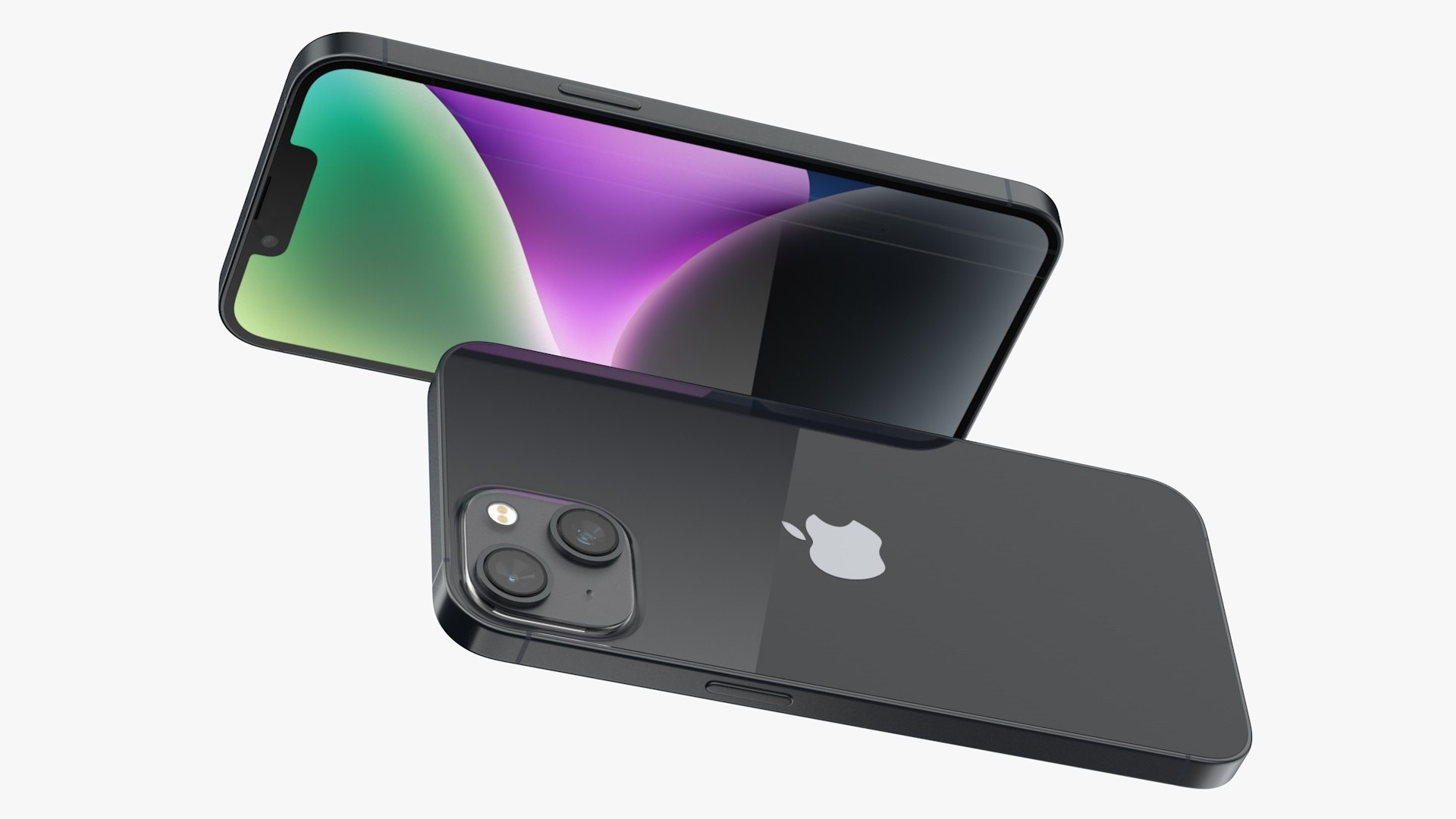 3D Apple IPhone 14 Plus Midnight Model - TurboSquid 1956055