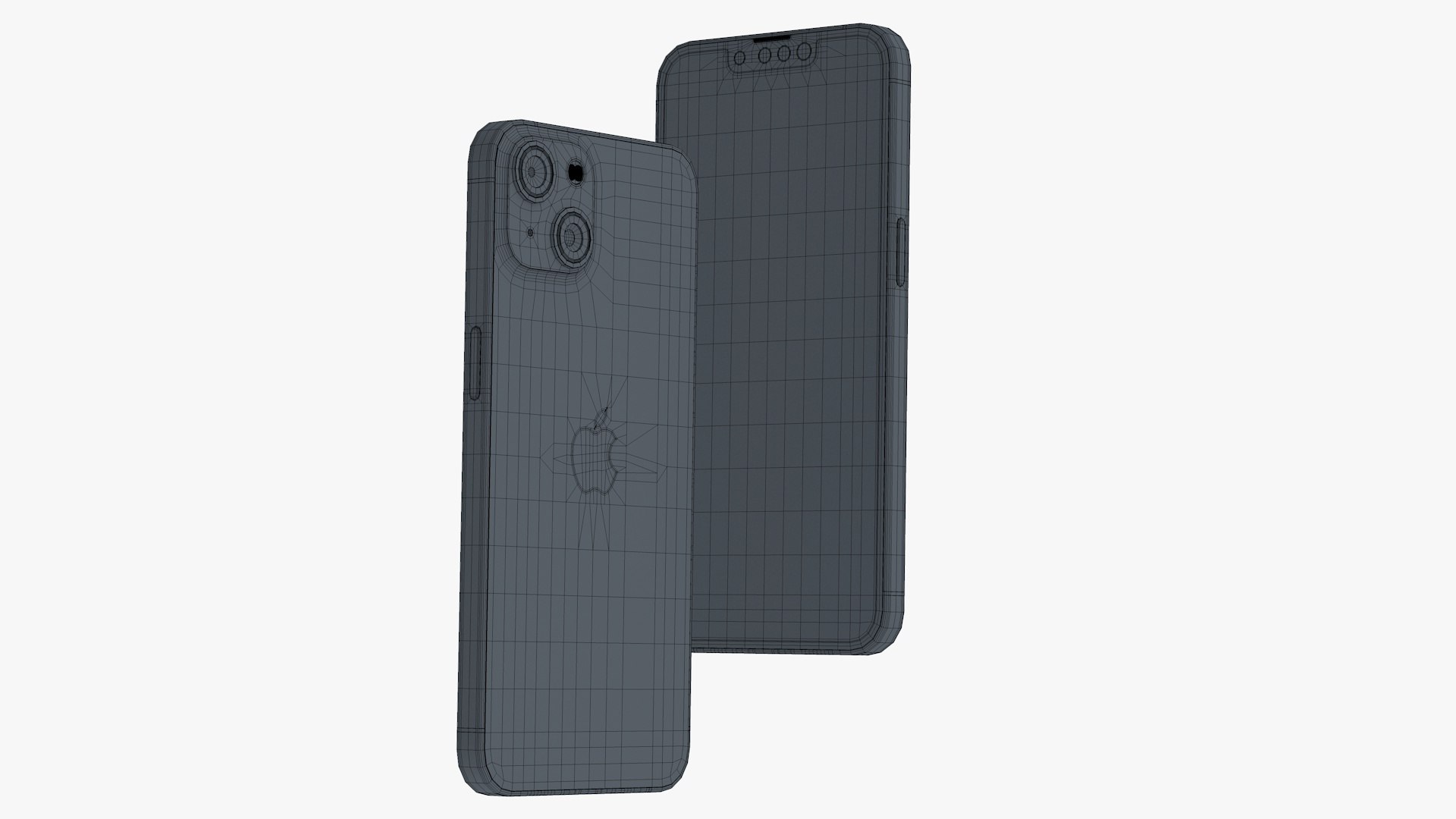 3D Apple IPhone 14 Plus Midnight Model - TurboSquid 1956055