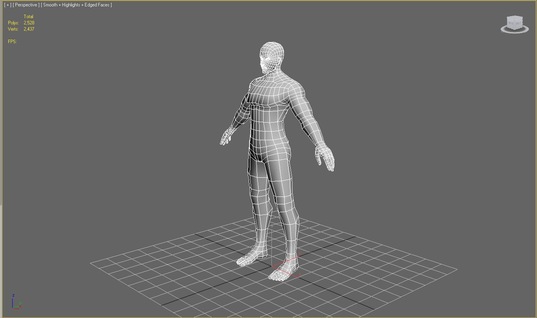 3ds Max Generic Male Base Mesh