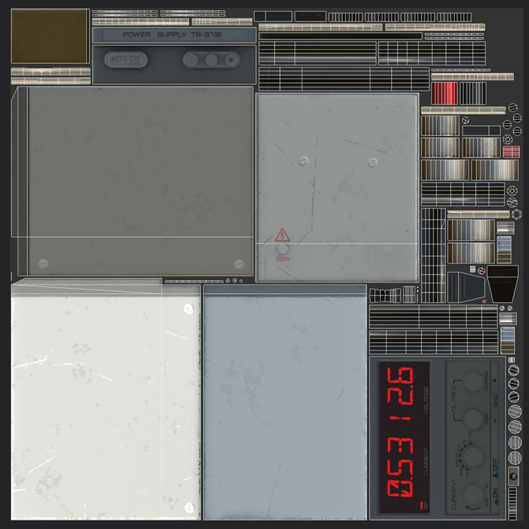 Power Supply 3D Model - TurboSquid 1739568