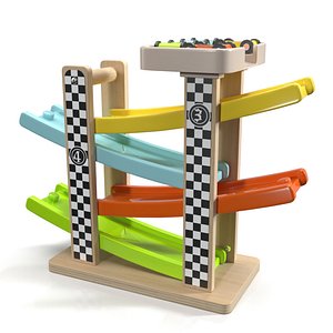 Top Bright Toddler Gifts Wooden Race Track Car Ramp Racer PBR