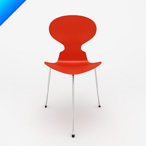 3d ant chair arne jacobsen
