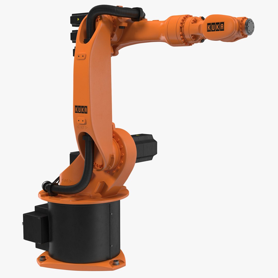 Kuka Robot KR 16 3 Rigged for Cinema 4D 3D model preview