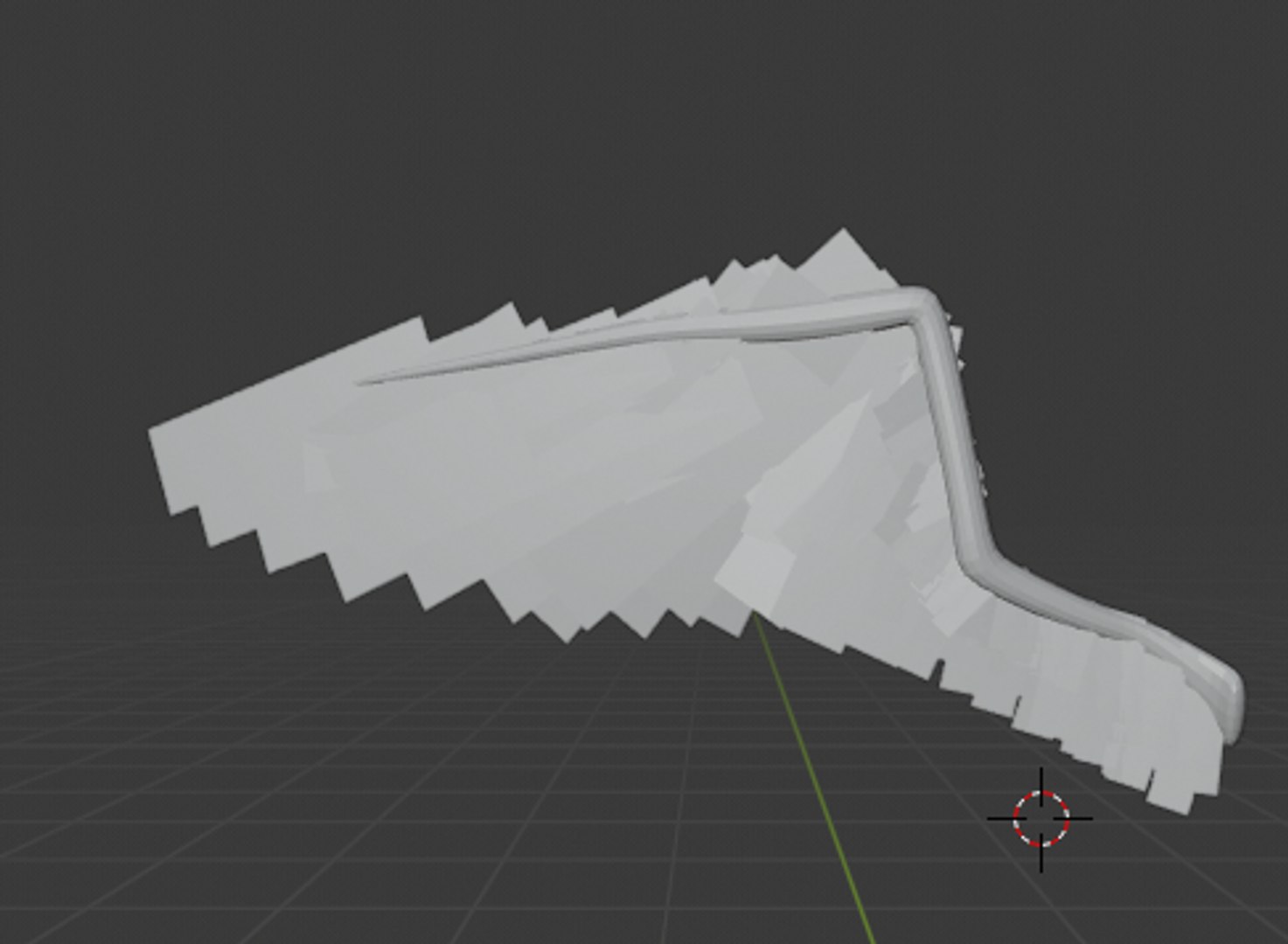 3D black wings model - TurboSquid 1513033