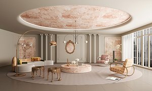 modern living room 3D