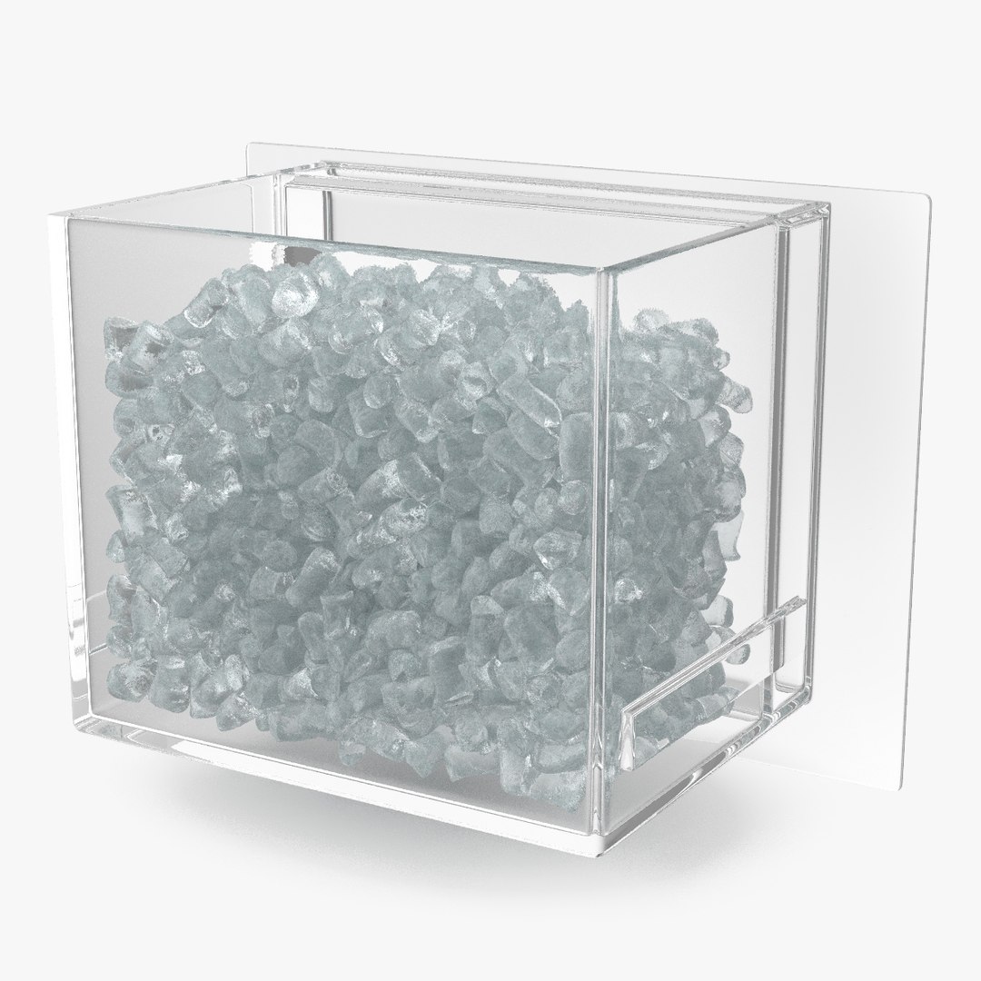 Ice Maker Tray with Ice 3D model preview