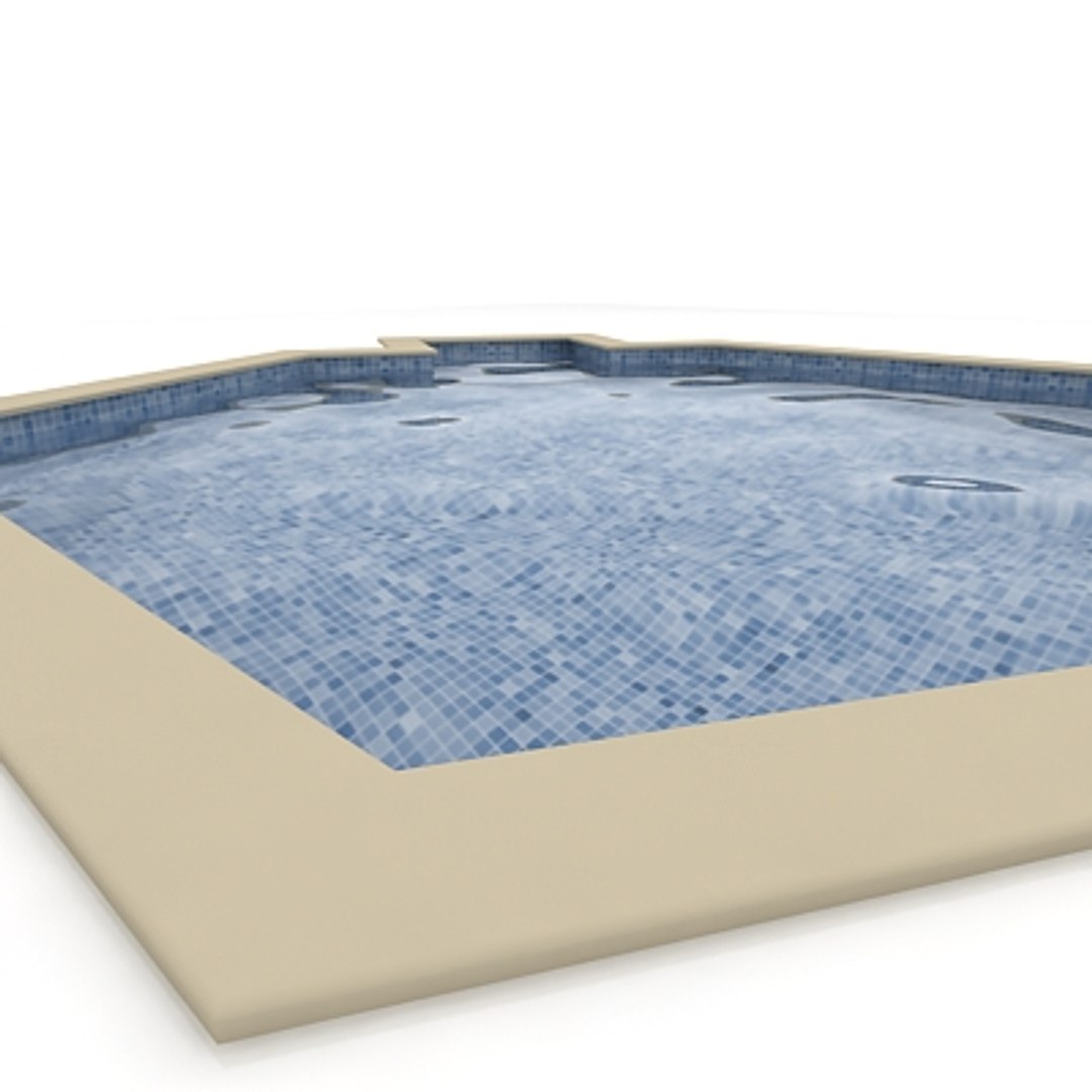 swimming-pool swimming 3d model