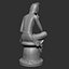 Gilt-bronze Maitreya in Meditation 3D print model