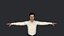 Sebastian Stan, personaje 3D hiperrealista de cuerpo completo y totalmente armado