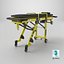 Powered Ambulance Stretcher Trolley Bed B-TMT PBR
