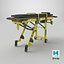 Powered Ambulance Stretcher Trolley Bed B-TMT PBR