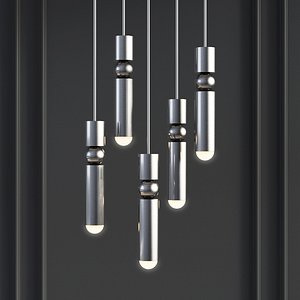 fulcrum light polished chrome 3D model
