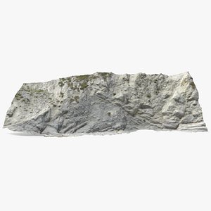 3D cliff scan model