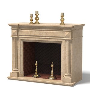 fireplace classic charlotte 3d 3ds