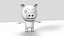 Pig Character 3D model