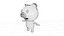 Pig Character 3D model