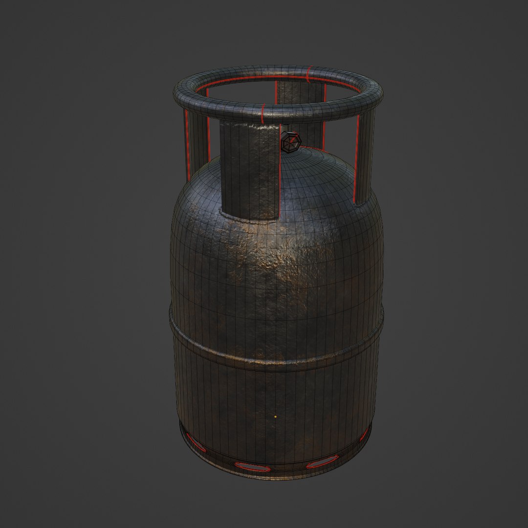 Propane Gas Balon 04 3D Model - TurboSquid 2364725
