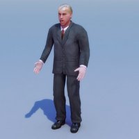 Suit Man B Rigged