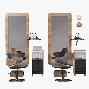 Beauty Salon Barber Shop Green First model