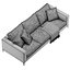 Minotti Andersen sofa 3 seats