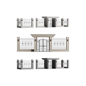 3D Fencing 6 model