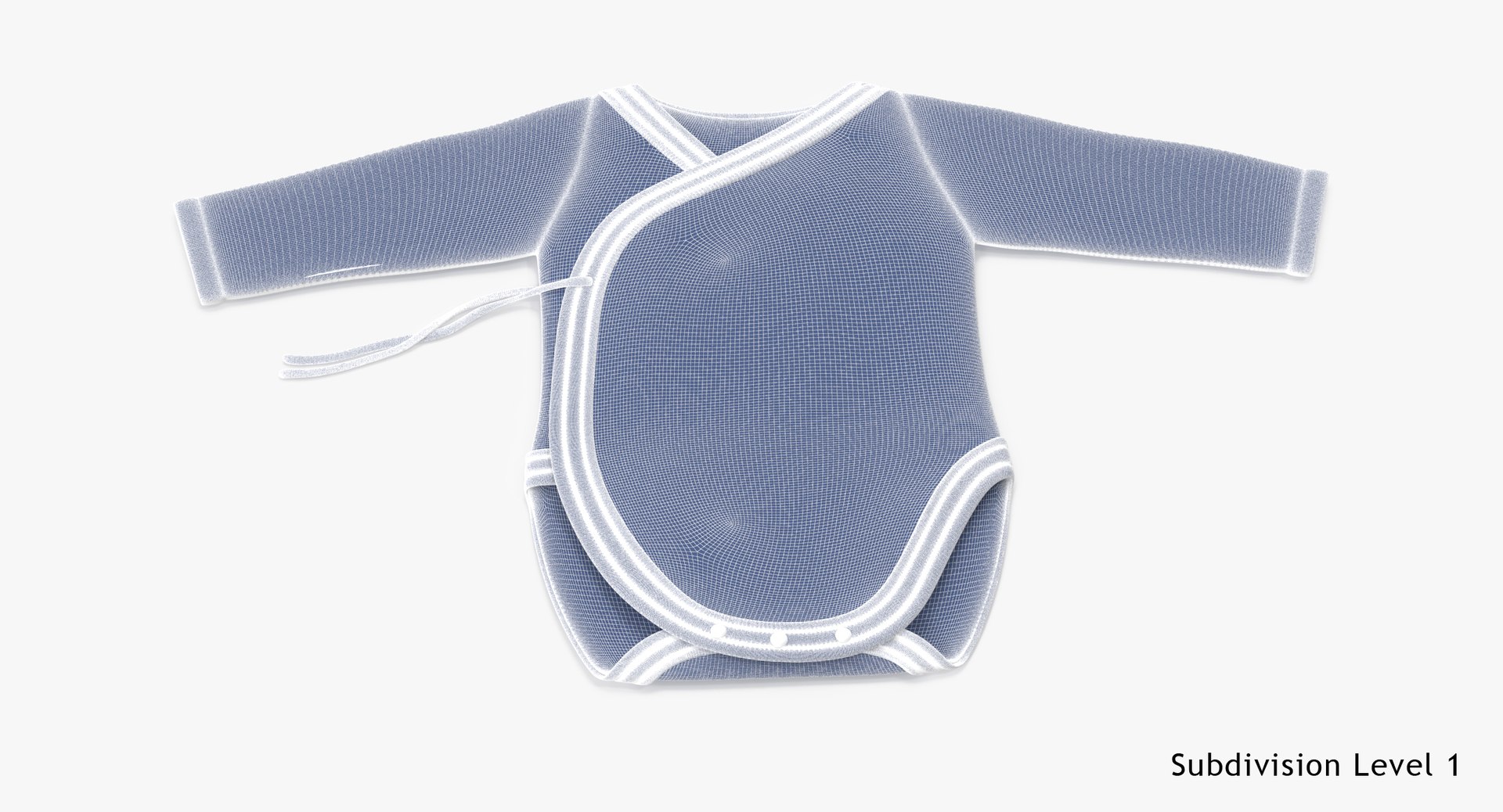 Onesie Green - 3d Model