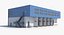 5 Industrial Buildings Collection 3D model