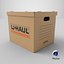 U-Haul棕色文件收纳箱