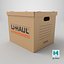U-Haul棕色文件收纳箱