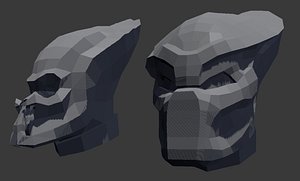 Predator Low Poly Pepakura