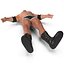 man male athlete 3d max