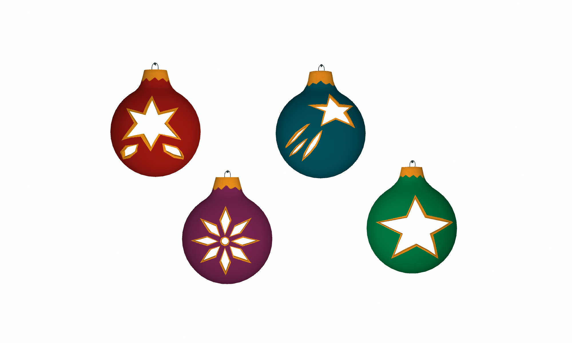 Free christmas spheres 3D - TurboSquid 1695645