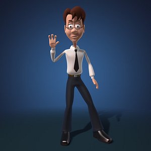 man cartoon 3d c4d