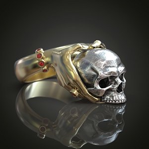ring hands holding 3D