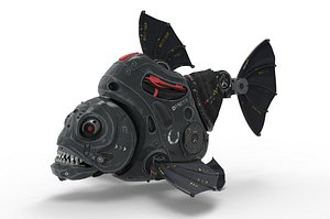 piranha robot fish model