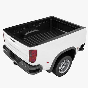 Pickup Truck Generic Back Trunk 02 model