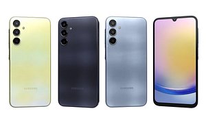 3D Samsung Galaxy A25 All Colors