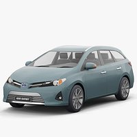 Toyota Auris 2015 lowpoly