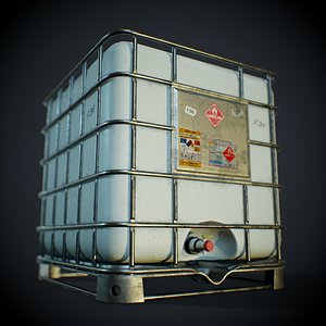 Plastic Tank Low Poly