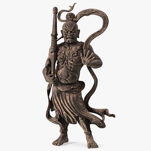 Japanese Nio Statue