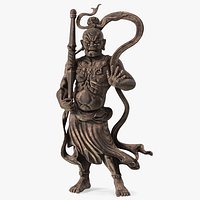Japanese Nio Statue